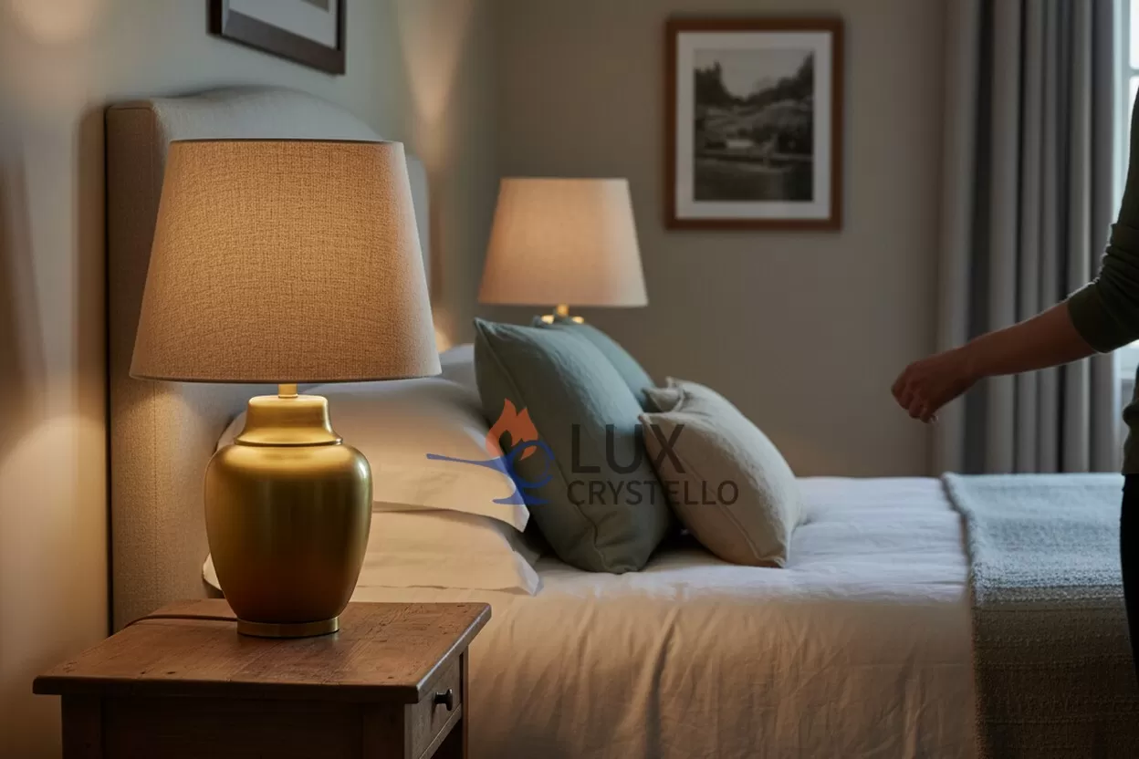 french country brass table lamp.jpg