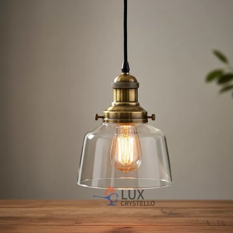 antique brass pendant light.jpg